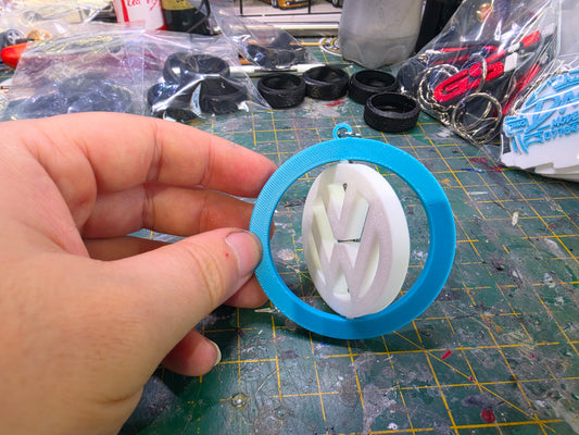 Spinning VW Keyring