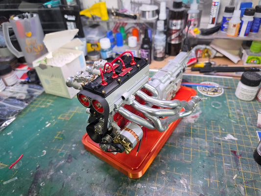 1/4 Scale 3D PRINTED FORD BDA Engine And Gearbox For DESK DISPLAY Or GIFT KIT