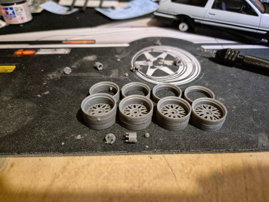 1/24 Scale BBS LM 3D printed wheels