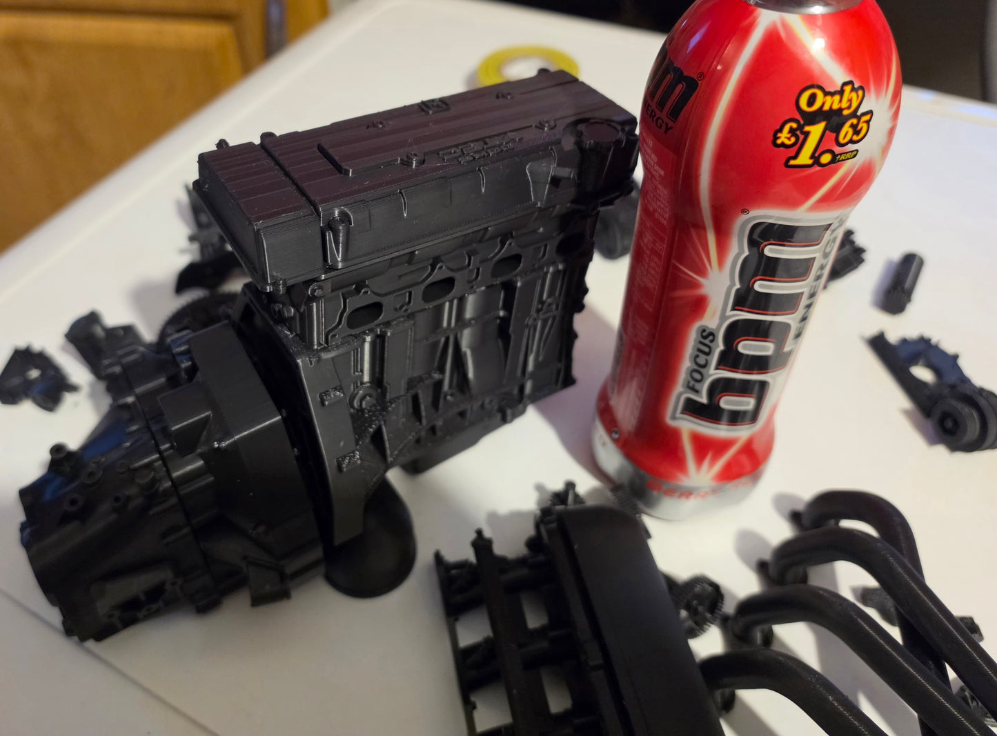 1/4 Scale 3D PRINTED Honda B16 Engine And Gearbox For DESK DISPLAY Or GIFT KIT