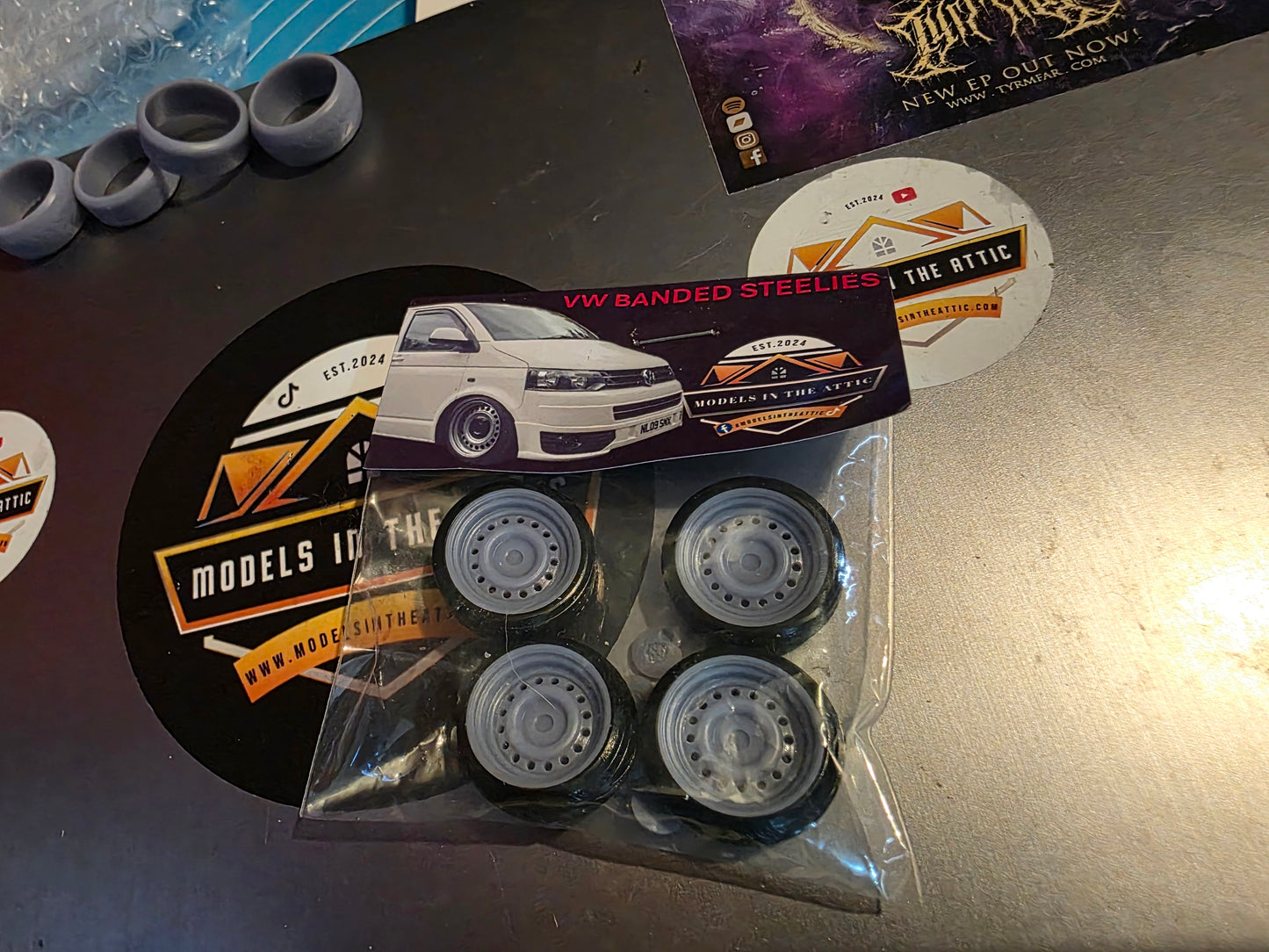 VW Banded Steels with Centre Caps and Premium Rubber Tyres