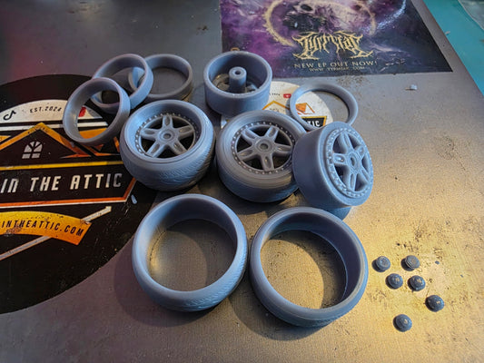 Rays Volk CV Pro with Stretched tyres