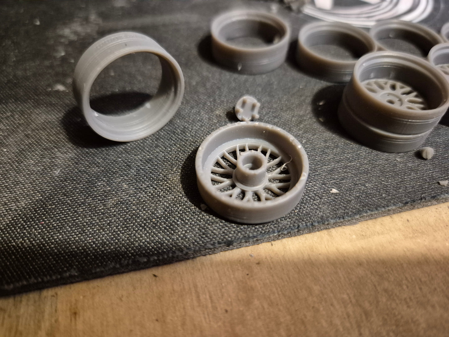 1/24 Scale BBS LM 3D printed wheels