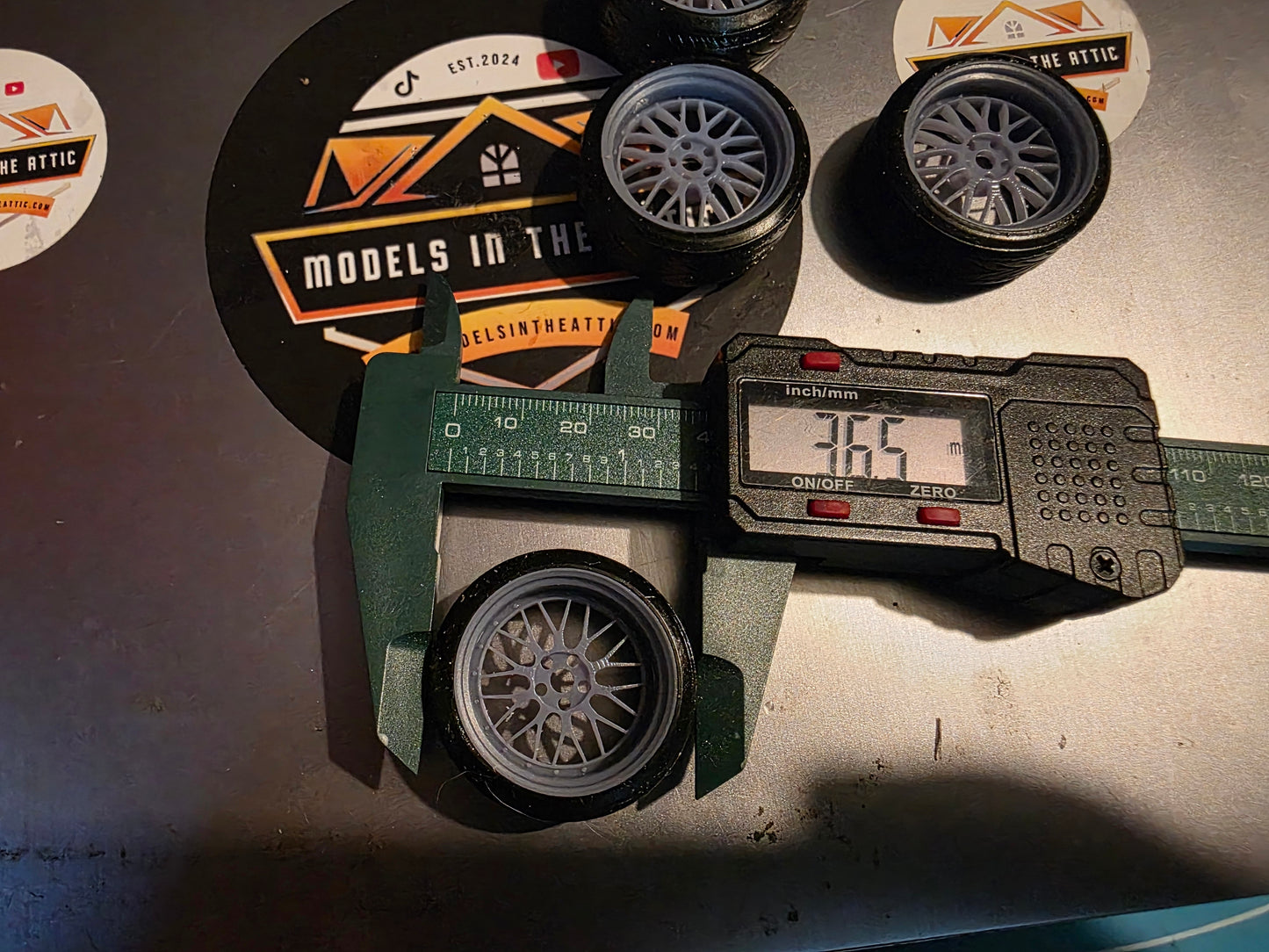 BBS LM Split Staggered with Rubber Stretched Tyres