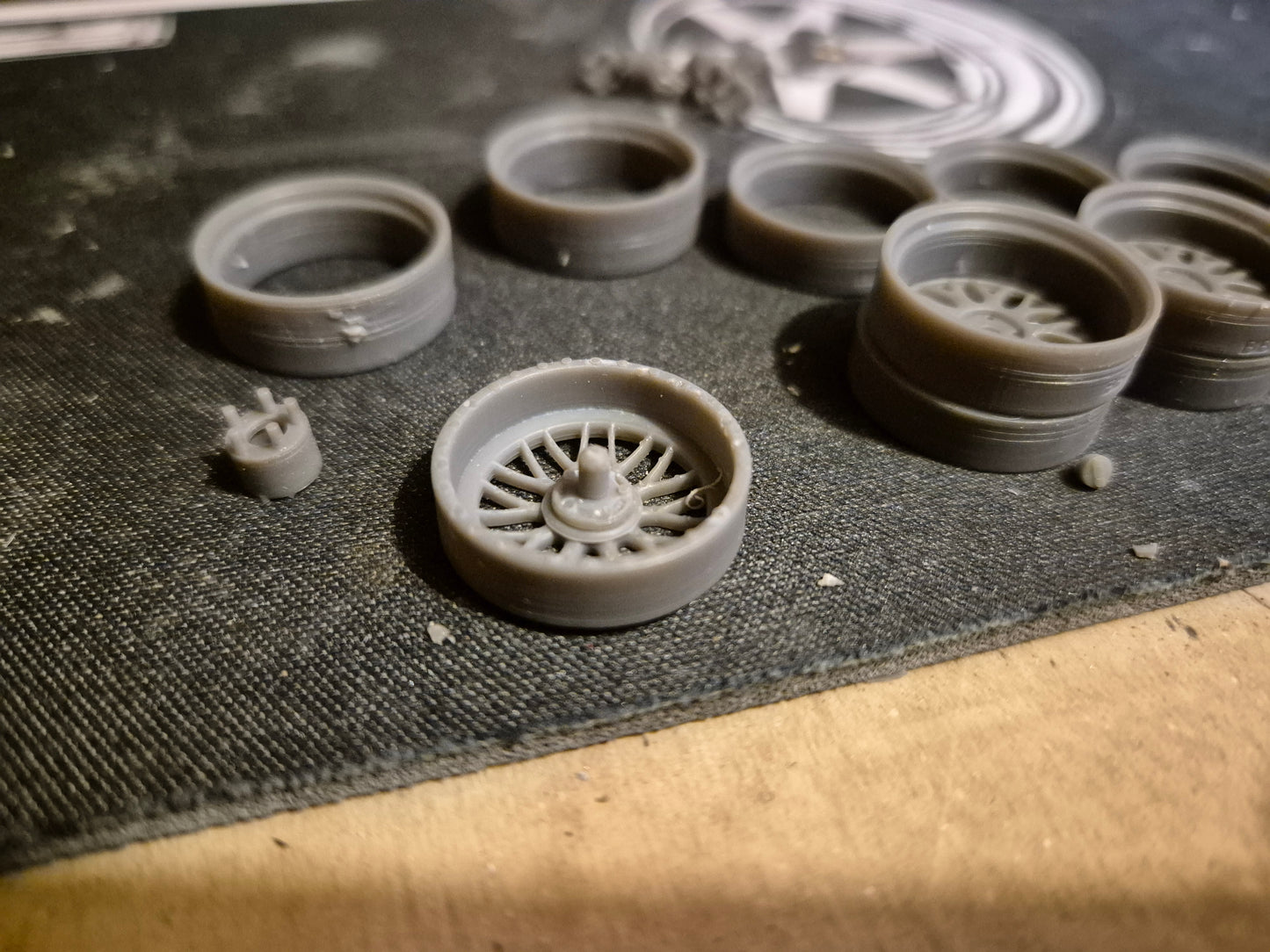 1/24 Scale BBS LM 3D printed wheels