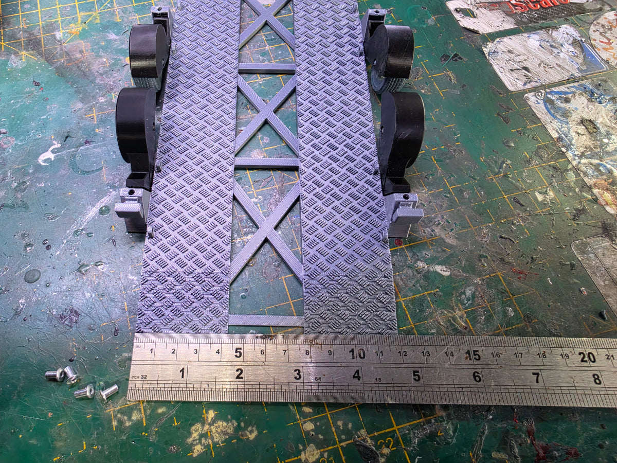 1/18 scale Functioning Lowered Transporter Trailer Kit