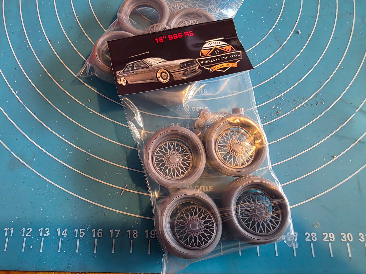 1/18 scale BBS RS Staggered Michelin tyres
