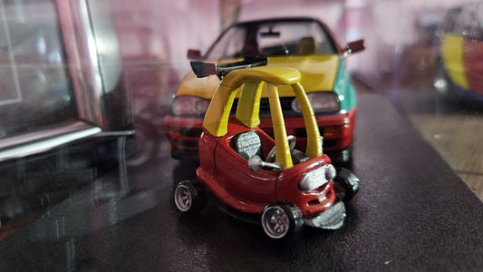 Stance Cozy Coupe Diorama im Maßstab 1/24, 3D-Harzmodus-Kit